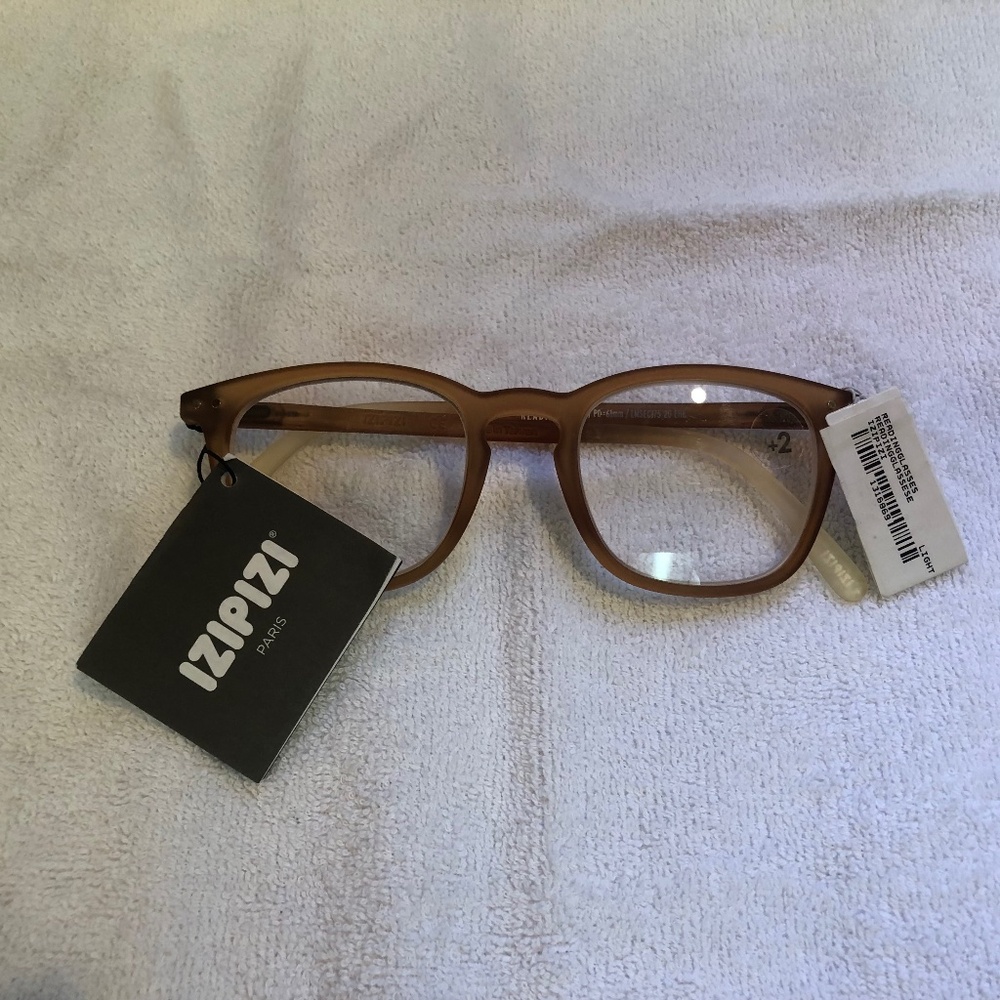 Izipizi Reading glasses 2.0 light tortoise